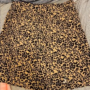 Free people mini skirt with slit